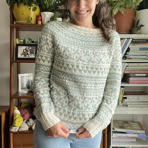 Ravelry: Pinwheels Pullover pattern by Annie Lupton
