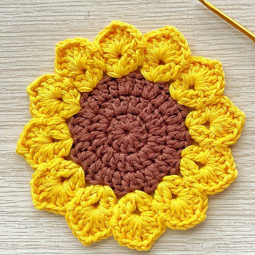 Sunflower Coaster