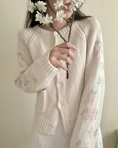 Ravelry: Floral Breeze Cardigan pattern by Hyeonji Jin