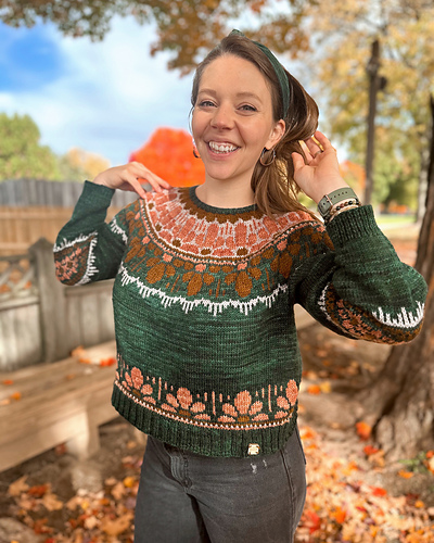 Her kommer solen - byBotanicalKnitter