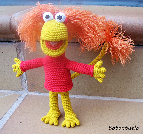 Rød Fraggle Rock - Botontuelo