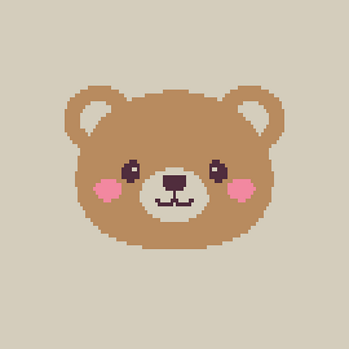 Teddy Bear Baby Blanket Graphghan