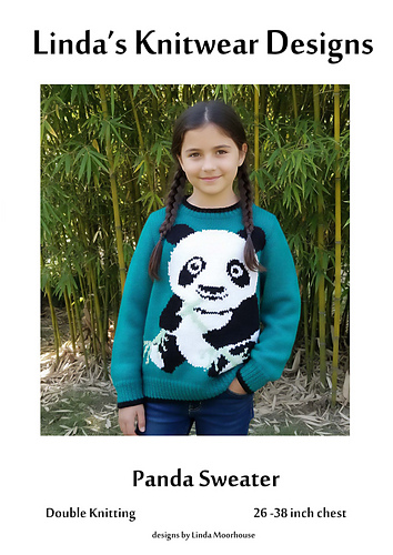 Ravelry: Panda sweater pattern by Linda Moorhouse