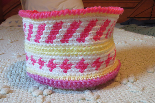 Chunky Tapestry Crochet Baskets photo 4