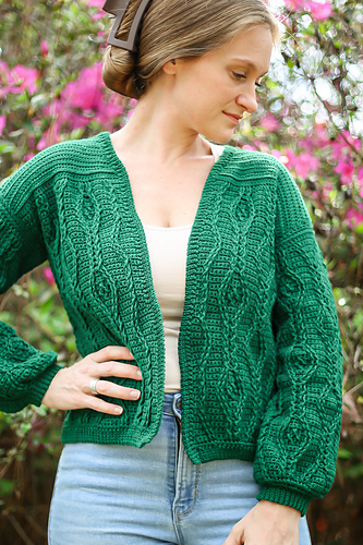 Diamond Trellis Heirloom Cardigan