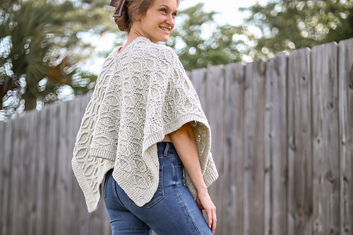 Simple Diamond Heirloom Poncho