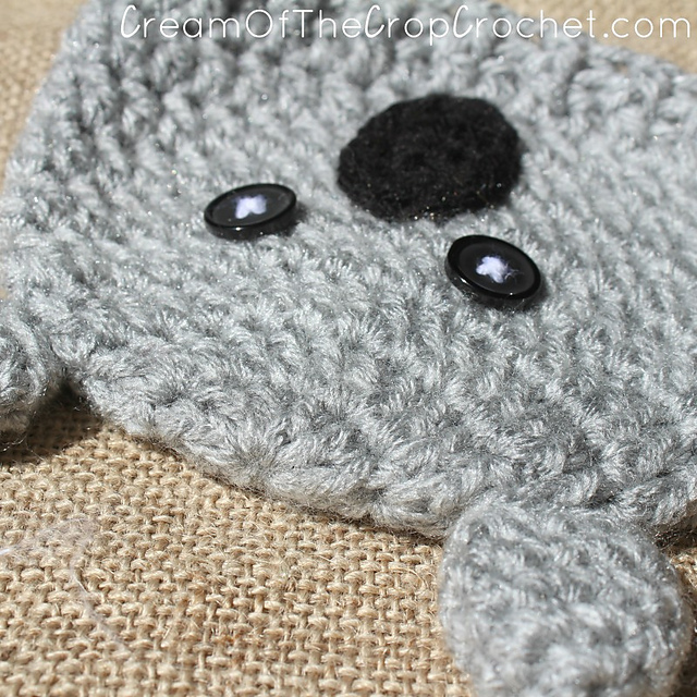 Preemie/Newborn Koala Hat