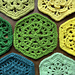 All the hexies: Shamrock pattern 
