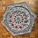 Aurora mandala blanket pattern 