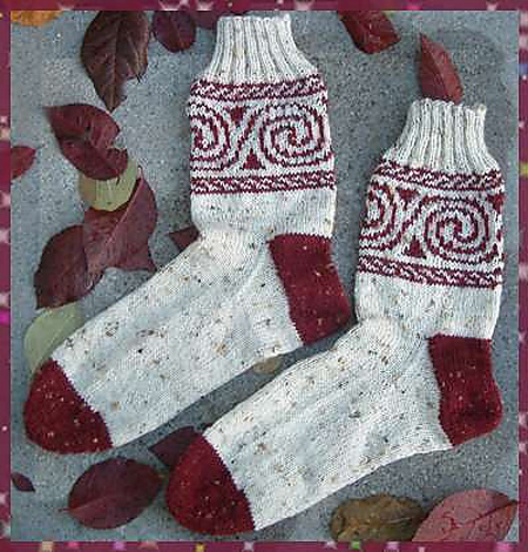 Celtic Spiral Sokker - byBrigitteRFlickr