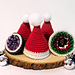Santa Hat Crystal Geode pattern