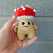 Twig the Mushroom Beaded Fidget Buddy pattern