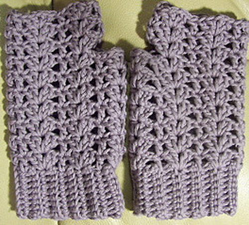 Easy Victorian Shell Mitts photo 3