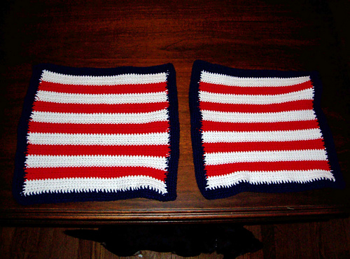 Patriotic Placemat Set (knit placemat) photo 4