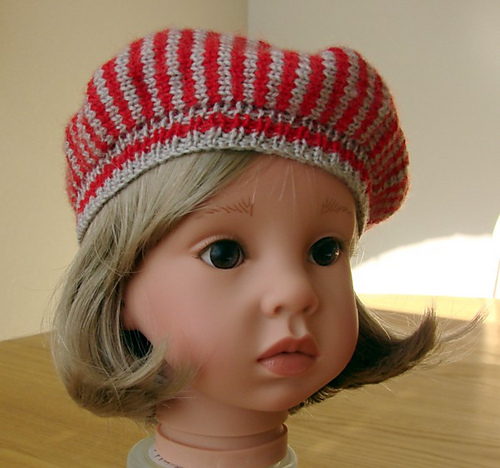 Stripey Doll Beret/Tam photo 1
