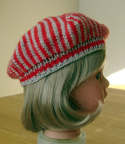 Stripey Doll Beret/Tam photo 3