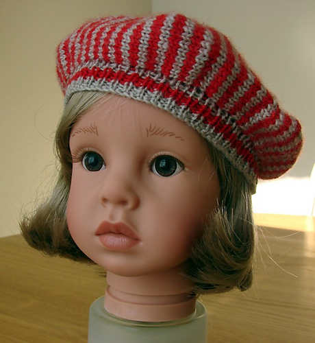 Stripey Doll Beret/Tam photo 4