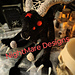 Black Widow Baphomet & Wendigo pattern 