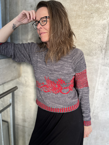 Red Dragon Sweater