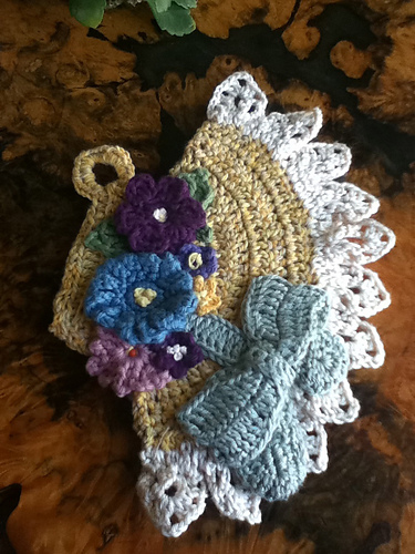Easter Bonnet Potholder #3 photo 1