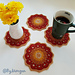 Fall Coasters pattern 