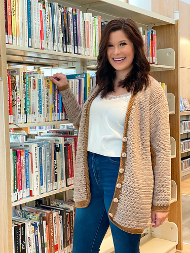 Librarian Cardigan - Stephanie Erin