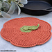 Pumpkin Hot Pad pattern 