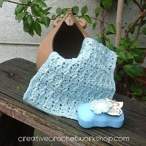 Thistle Washcloth photo 1