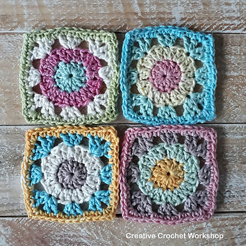 Ravelry: Polka Dot Mini Square pattern by Joanita Theron