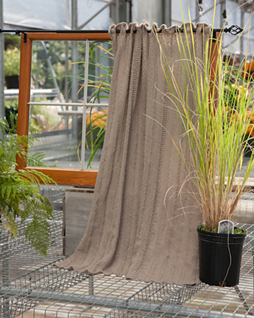 Ravelry Herringbone Curtain Panel pattern by Meg Myers