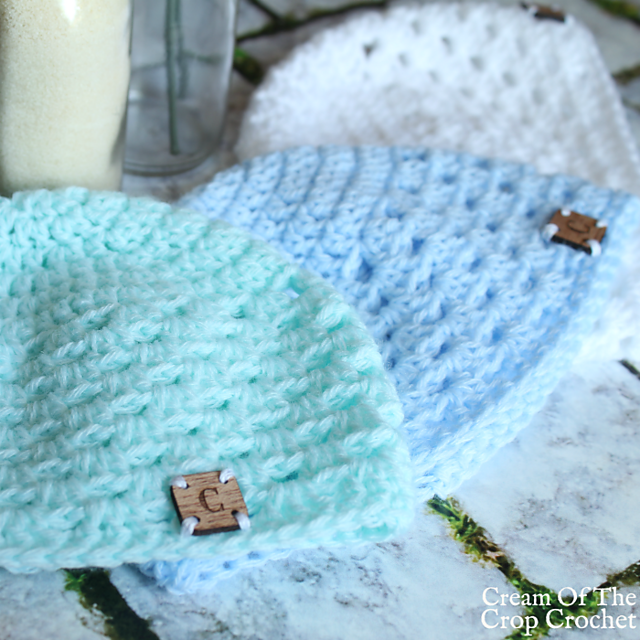 Granny Stitch Newborn Hat