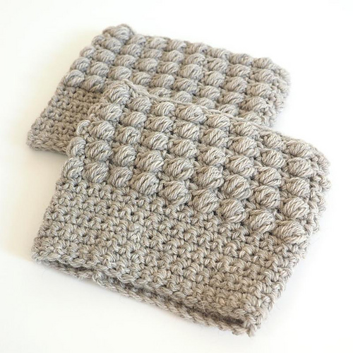 Bobble Stitch Boot Cuff photo 2