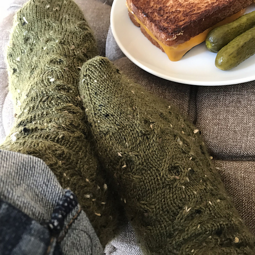 Ravelry Pickle Socks pattern by Yarn Treats
