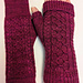 Crossing Paths Fingerless Mitts pattern 