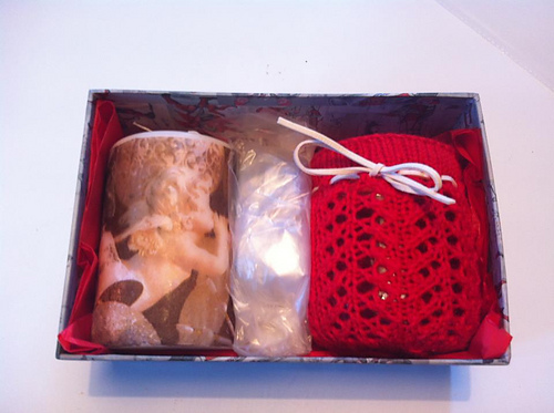 Christmas Lantern/ Candle Cozy photo 3