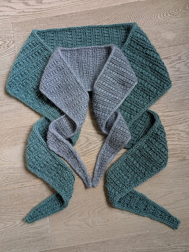 Knit Bit Mini Scarf and Shawl