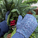 Blueberry Twist Mittens pattern 