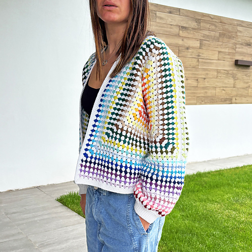 Hexagon Cardigan - Kseniia Semeliak