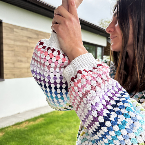 Hexagon Cardigan - Kseniia Semeliak