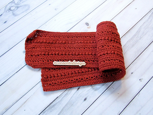 Unisex Textured Scarf