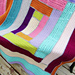 Scrappy Log Cabin Blanket pattern 