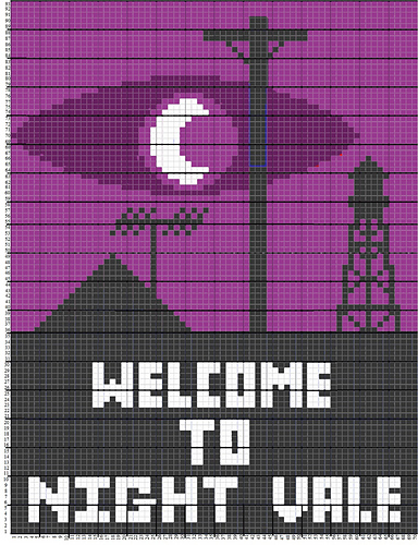 Welcome To Night Vale (Pillow & Scarf Charts) photo 1
