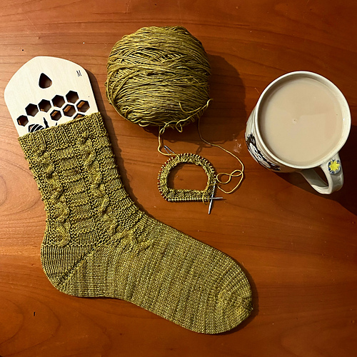 Ravelry Snakes and Ladders Socks pattern by Elizabeth McCarten
