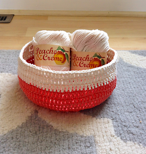 Crocheted Basket - Quick Mini Version photo 2