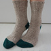 Simple Toe Up Socks pattern 