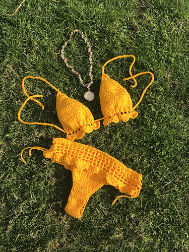 Enkelt crochet Bikini - Bobo Stitches