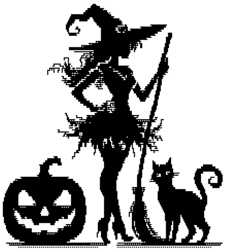 Overlay Mosaic HALLOWEEN WITCH - Carmen Hernández Regalado