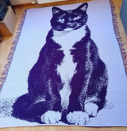 Overlay Mosaic "TUXEDO CAT"