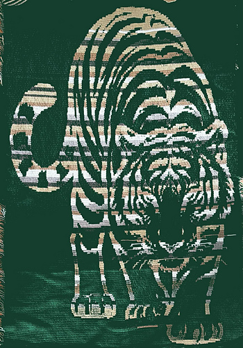 Overlay Mosaic "THE TIGER ONE"