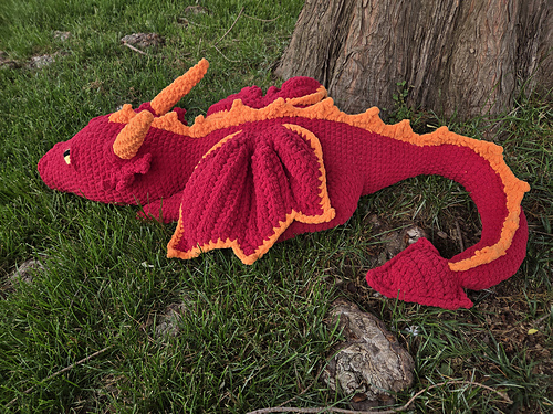 Lucien Large Dragon Free Crochet Pattern